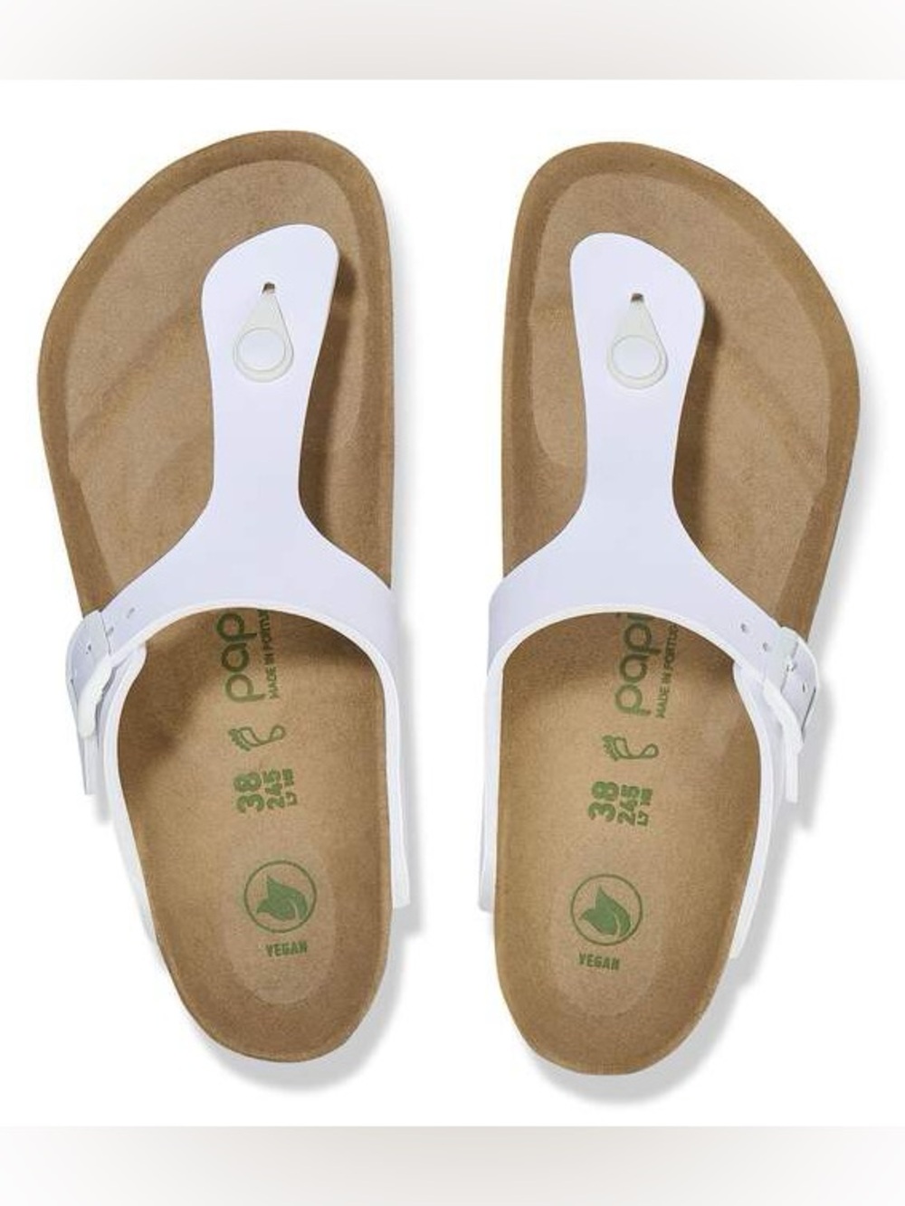 Birkenstock Papillio White Vegan Toe-Post Sandals for Women